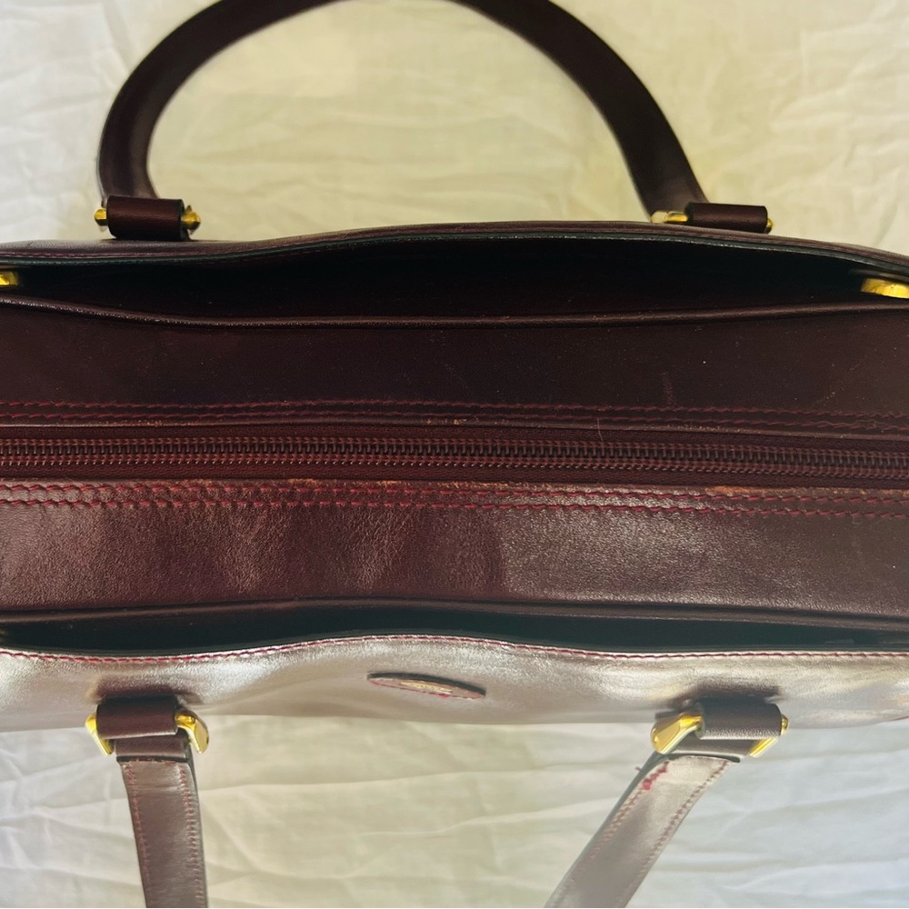 Bally Leather burgundy Satchel - Picture 6 of 15